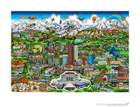 Charles Fazzino Art Charles Fazzino Art Colorado On My Mind (DX) 